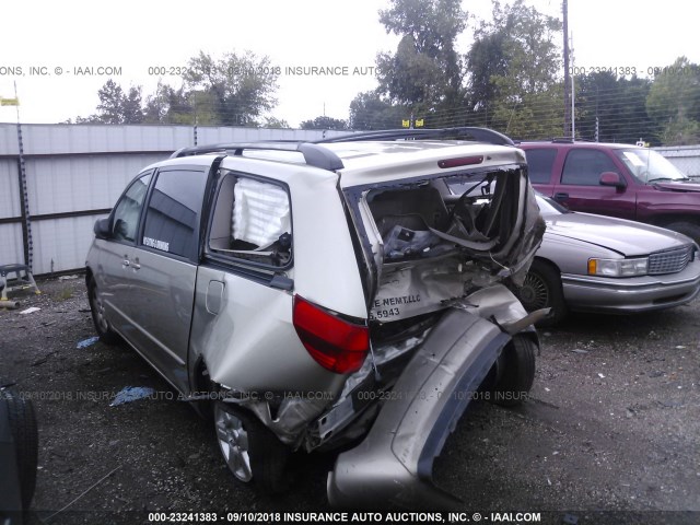 5TDZA23C54S115301 - 2004 TOYOTA SIENNA CE/LE GOLD photo 3