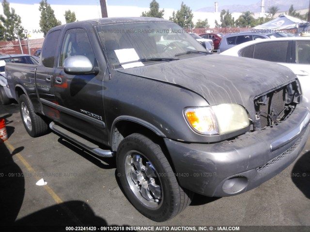 5TBRN34113S402729 - 2003 TOYOTA TUNDRA ACCESS CAB SR5 GRAY photo 1