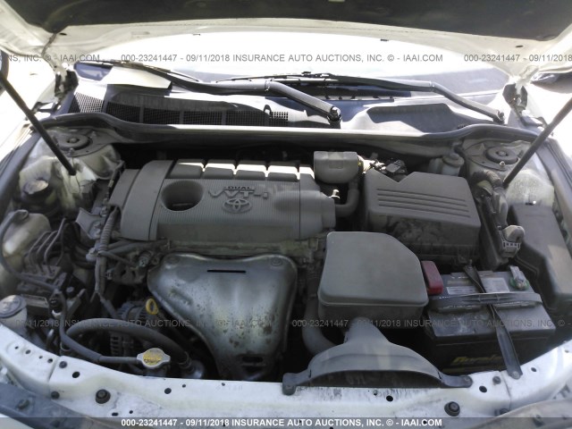 4T1BF3EKXBU623376 - 2011 TOYOTA CAMRY SE/LE/XLE 白色 照片 10