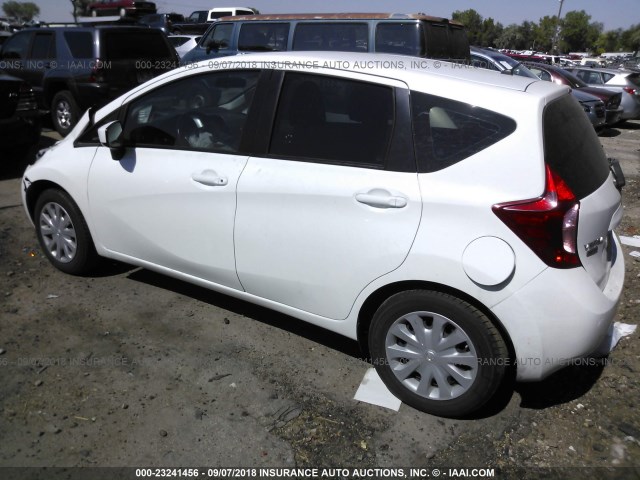 3N1CE2CP6FL405958 - 2015 NISSAN VERSA NOTE S/S PLUS/SV/SL/SR WHITE photo 3