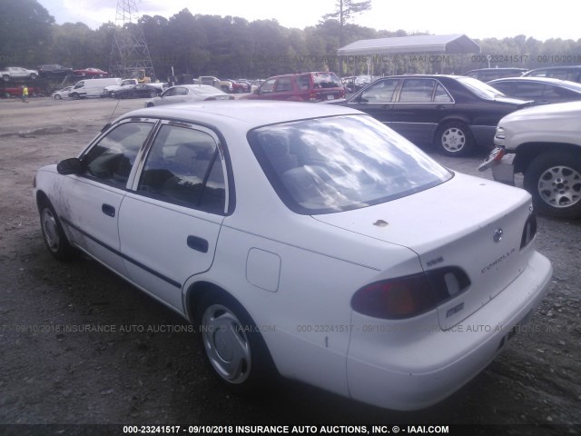 1NXBR12E3XZ187780 - 1999 TOYOTA COROLLA VE/CE/LE 白色 照片 3
