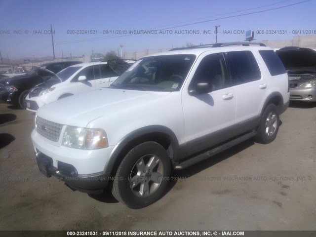 1FMZU74W03UC29547 - 2003 FORD EXPLORER EDDIE BAUER WHITE photo 2