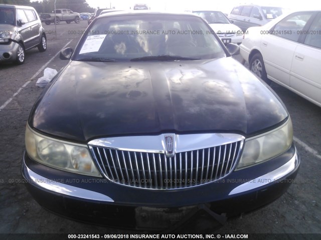 1LNHM97V7XY647449 - 1999 LINCOLN CONTINENTAL  Սև լուսանկար 6