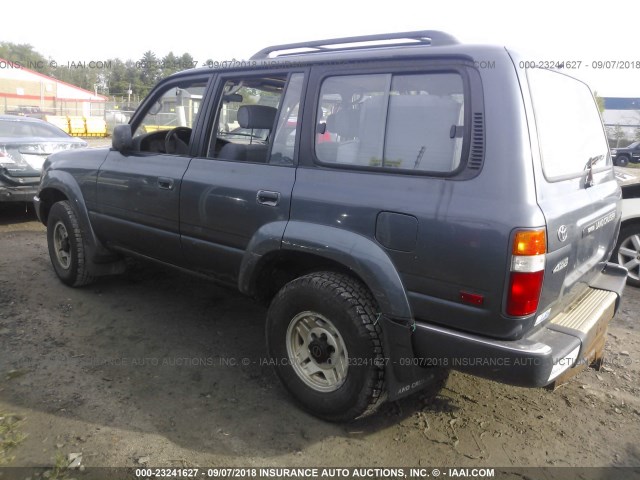 JT3FJ80W0M0024156 - 1991 TOYOTA LAND CRUISER FJ80 GRAY photo 3