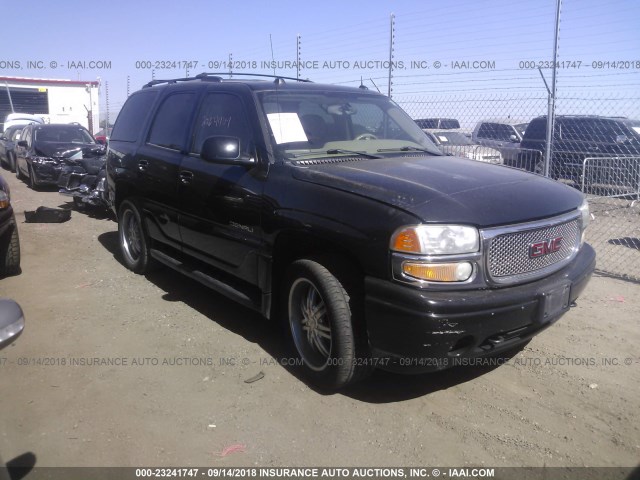 1GKEK63U45J254592 - 2005 GMC YUKON DENALI BLACK photo 1