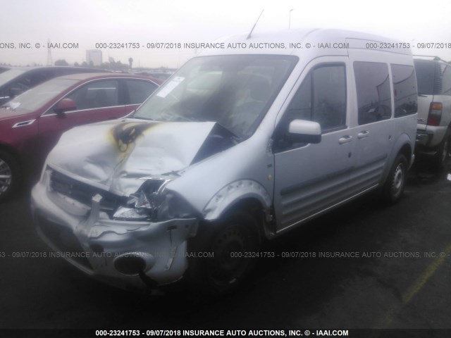 NM0KS9CN3CT096141 - 2012 FORD TRANSIT CONNECT XLT PREMIUM SILVER photo 2