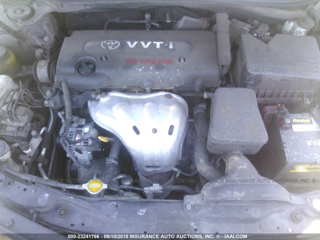 4T1BE46K48U229811 - 2008 TOYOTA CAMRY CE/LE/XLE/SE BLACK photo 10