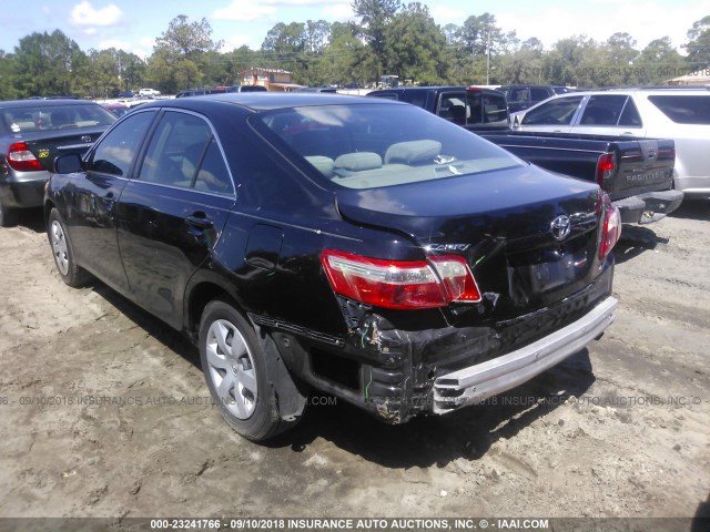 4T1BE46K48U229811 - 2008 TOYOTA CAMRY CE/LE/XLE/SE BLACK photo 3