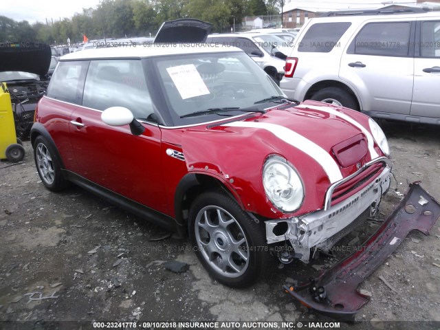 WMWRE33546TJ34905 - 2006 MINI COOPER S RED photo 1