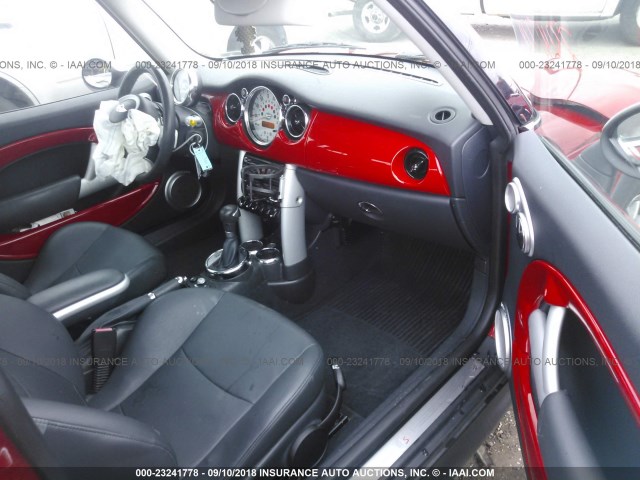 WMWRE33546TJ34905 - 2006 MINI COOPER S RED photo 5