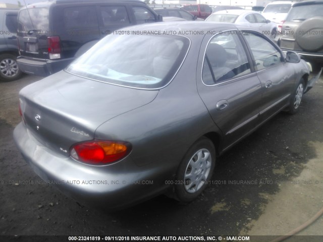 KMHJF35F8YU991983 - 2000 HYUNDAI ELANTRA GLS GRAY photo 4