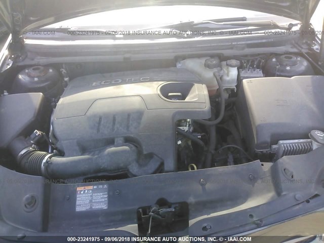1G1ZC5E0XCF362741 - 2012 CHEVROLET MALIBU 1LT BLACK photo 10