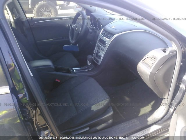 1G1ZC5E0XCF362741 - 2012 CHEVROLET MALIBU 1LT BLACK photo 5