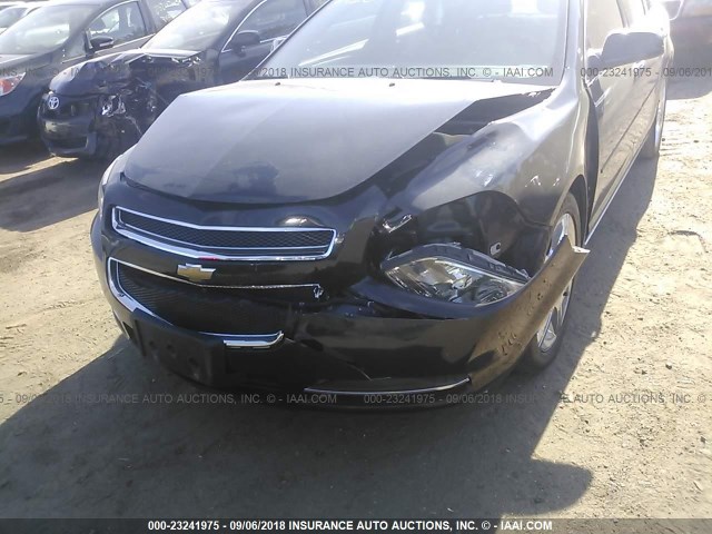 1G1ZC5E0XCF362741 - 2012 CHEVROLET MALIBU 1LT BLACK photo 6