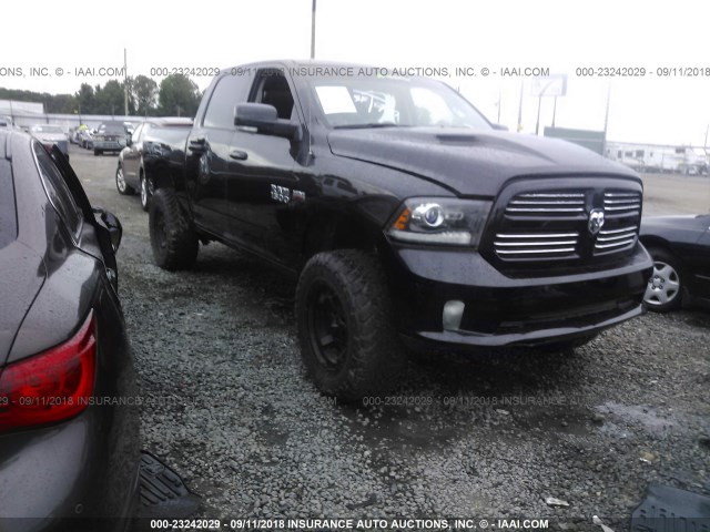 1C6RR7MT5HS572747 - 2017 RAM 1500 SPORT BLACK photo 1