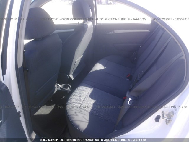 KL1TD5DE4AB125987 - 2010 CHEVROLET AVEO LS/LT 白色 照片 8