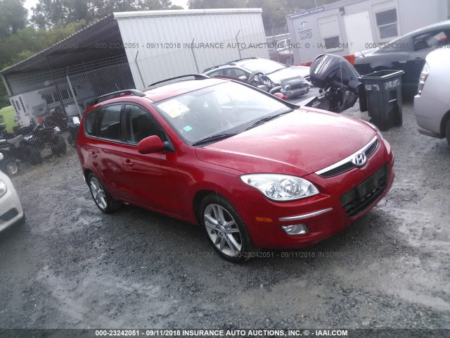 KMHDC8AE9AU082303 - 2010 HYUNDAI ELANTRA TOURING GLS/SE RED photo 1