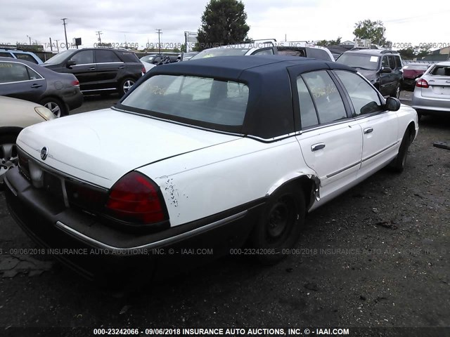 2MEFM74W01X701824 - 2001 MERCURY GRAND MARQUIS GS WHITE photo 4