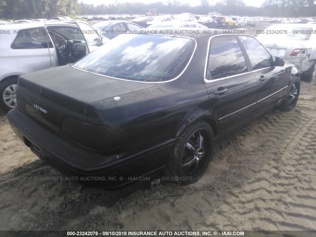 JH4KA7668RC025538 - 1994 ACURA LEGEND L BLACK photo 4