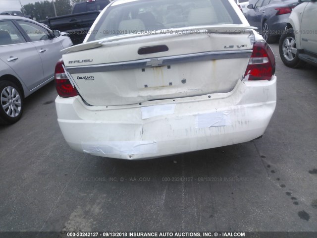 1G1ZT54834F197821 - 2004 CHEVROLET MALIBU LS თეთრი ფოტო 6