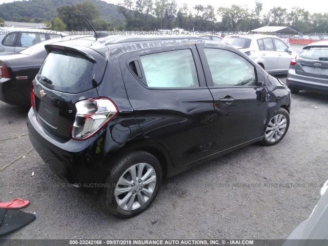 KL8CD6SAXJC422277 - 2018 CHEVROLET SPARK 1LT BLACK photo 4