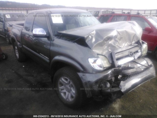 5TBBT44145S456963 - 2005 TOYOTA TUNDRA ACCESS CAB SR5 GRAY photo 1