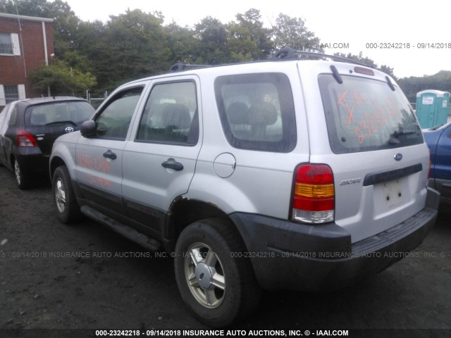 1FMYU92173KD91878 - 2003 FORD ESCAPE XLS SILVER photo 3