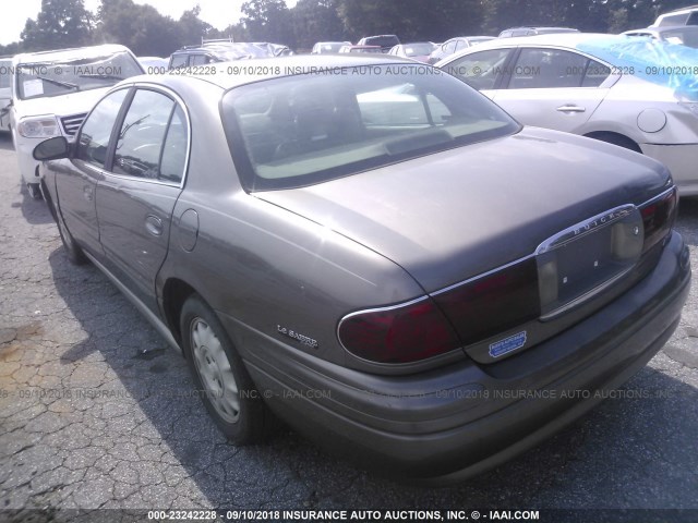 1G4HP54K8YU171747 - 2000 BUICK LESABRE CUSTOM GRAY photo 3