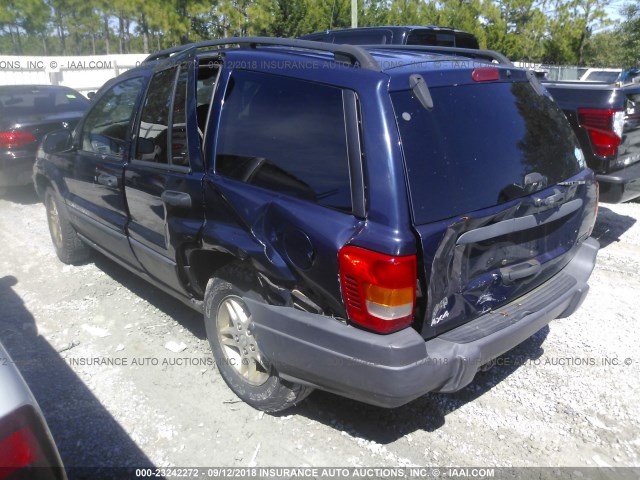 1J4GW48S14C233006 - 2004 JEEP GRAND CHEROKEE LAREDO/COLUMBIA/FREEDOM 蓝色 照片 3
