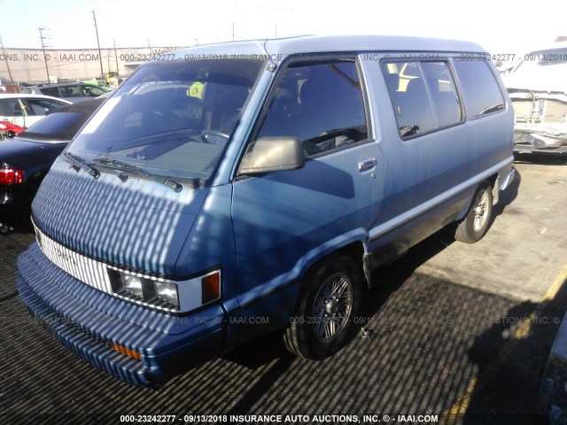 JT3YR26V4F5058443 - 1985 TOYOTA VAN WAGON LE BLUE photo 2