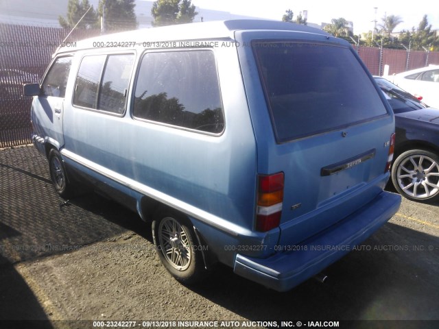 JT3YR26V4F5058443 - 1985 TOYOTA VAN WAGON LE BLUE photo 3