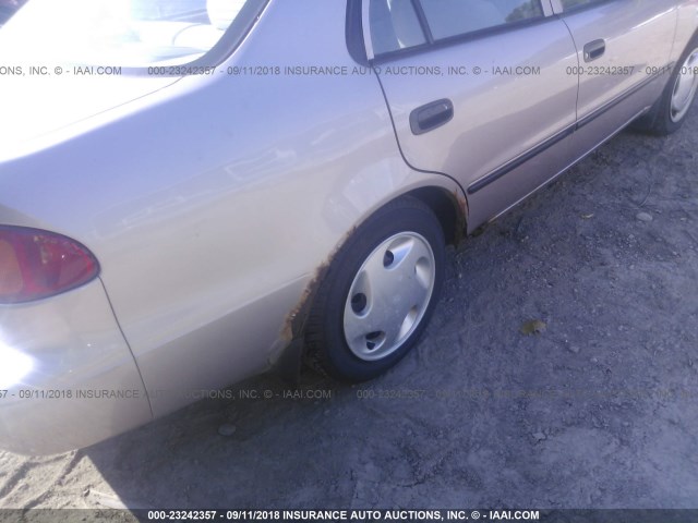 1NXBR12E8YZ310426 - 2000 TOYOTA COROLLA VE/CE/LE 金色 照片 6