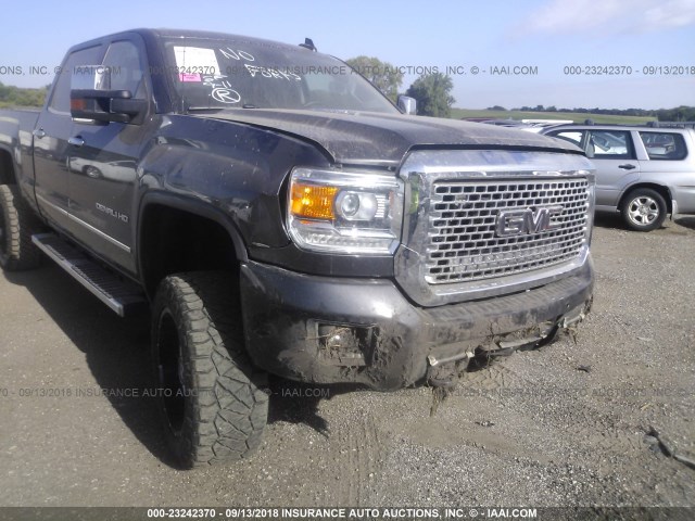 1GT120E83FF669690 - 2015 GMC SIERRA K2500 DENALI GRAY photo 6