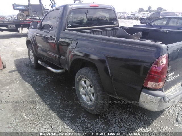 5TENX62N87Z385055 - 2007 TOYOTA TACOMA PRERUNNER BLACK photo 3