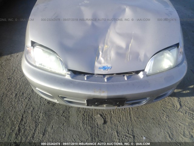 1G1JC524827155598 - 2002 CHEVROLET CAVALIER CNG TAN photo 6