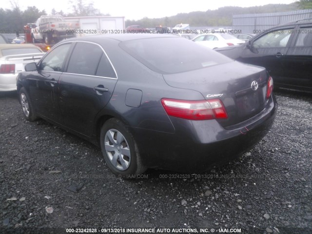 4T1BE46K08U732140 - 2008 TOYOTA CAMRY CE/LE/XLE/SE GRAY photo 3