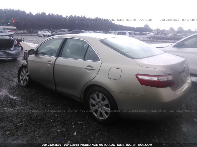 4T1BE46K98U249889 - 2008 TOYOTA CAMRY CE/LE/XLE/SE GOLD photo 3