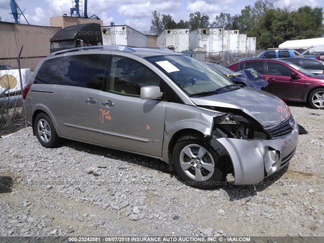 5N1BV28U97N121423 - 2007 NISSAN QUEST S/SE/SL GOLD photo 1