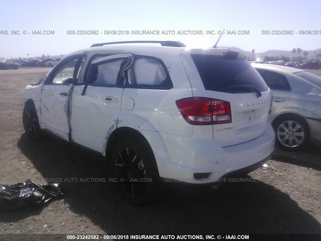 3C4PDCEG5HT606242 - 2017 DODGE JOURNEY GT WHITE photo 3