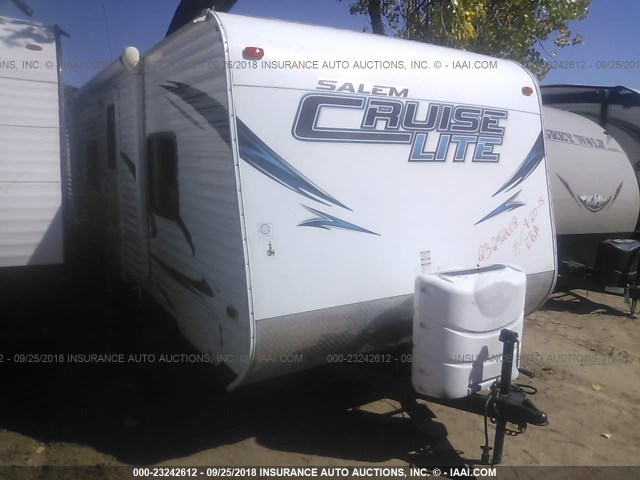 4X4TSMB24DR401222 - 2013 FOREST RIVER SALEM CRUISE LITE  WHITE photo 1