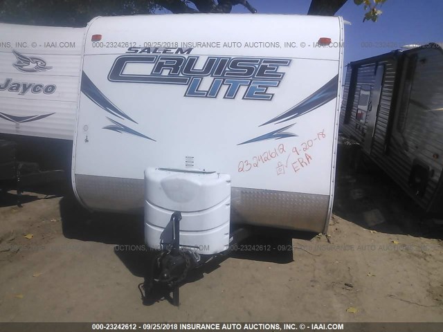4X4TSMB24DR401222 - 2013 FOREST RIVER SALEM CRUISE LITE  WHITE photo 6
