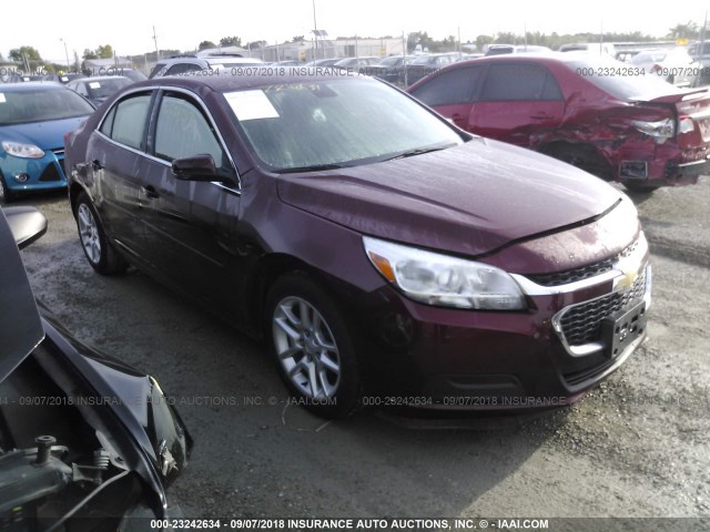1G11C5SL1FF176991 - 2015 CHEVROLET MALIBU 1LT მუქწითელი ფოტო 1