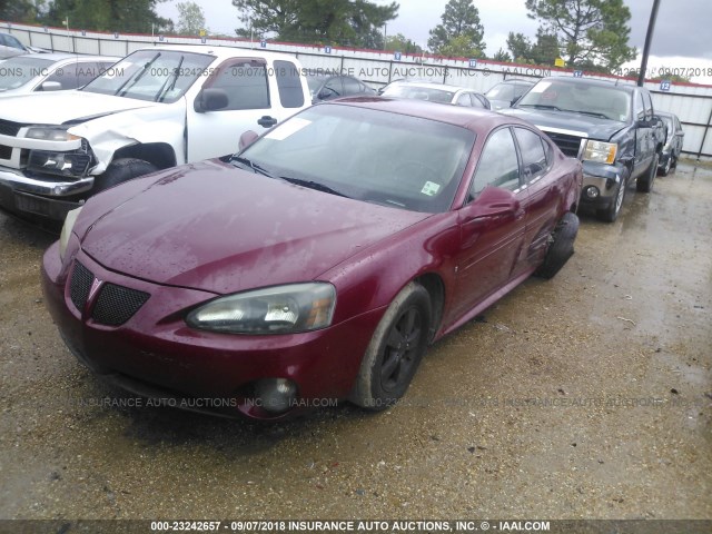2G2WP552461125517 - 2006 PONTIAC GRAND PRIX BURGUNDY photo 2