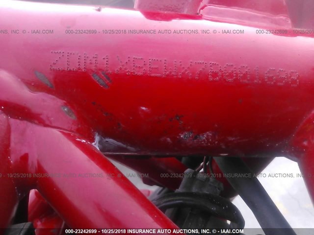 ZDM1XBEWX7B001698 - 2007 DUCATI 1098 S RED photo 10