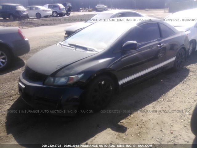 2HGFG1B86BH512666 - 2011 HONDA CIVIC EX BLACK photo 2