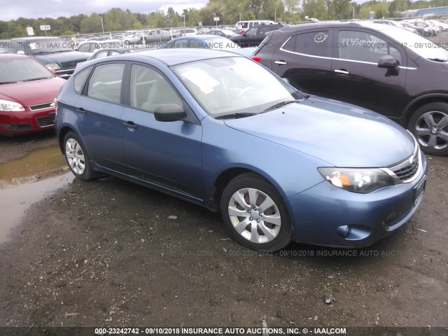 JF1GH61698H807357 - 2008 SUBARU IMPREZA 2.5I BLUE photo 1