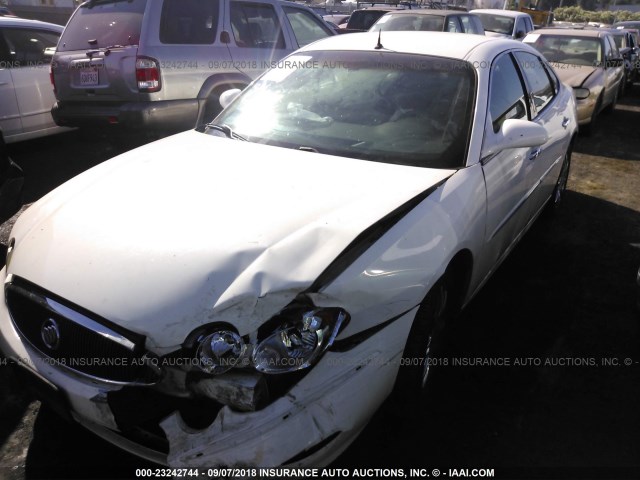 2G4WE567251292870 - 2005 BUICK LACROSSE CXS WHITE photo 2