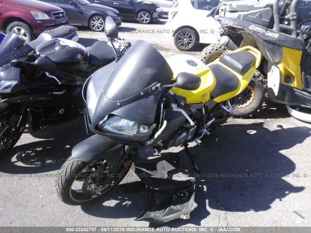 JS1VP53A852102137 - 2005 SUZUKI SV650 YELLOW photo 2