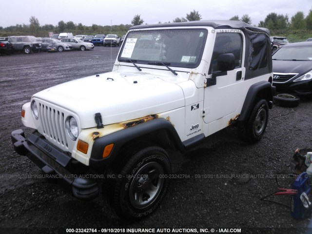 1J4FA39S73P362734 - 2003 JEEP WRANGLER COMMANDO/X WHITE photo 2