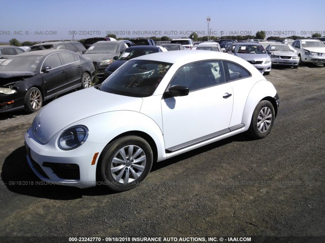 3VWF17AT3HM602745 - 2017 VOLKSWAGEN BEETLE 1.8T/S/CLASSIC/PINK WHITE photo 2
